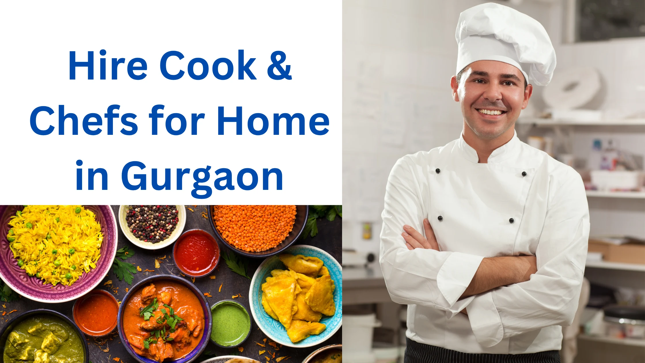 Hire Cook & Chefs for Home in Gurgaon